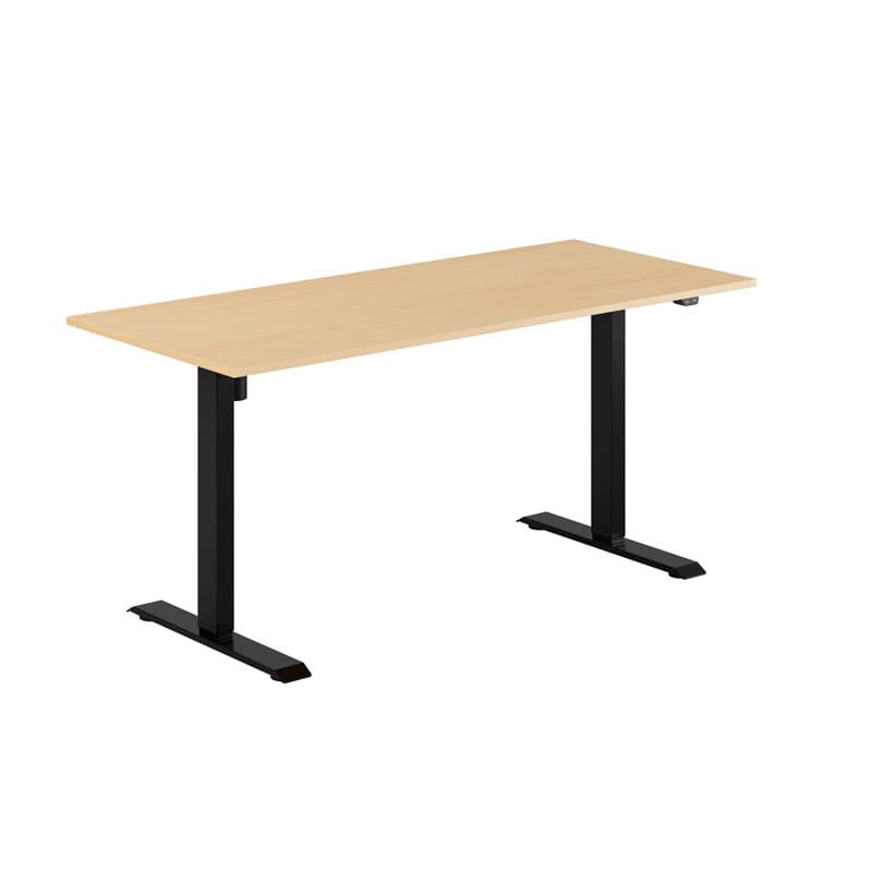 EASY Hæve/Sænkebord m/1 motor 160x70cm - Bøg-sort