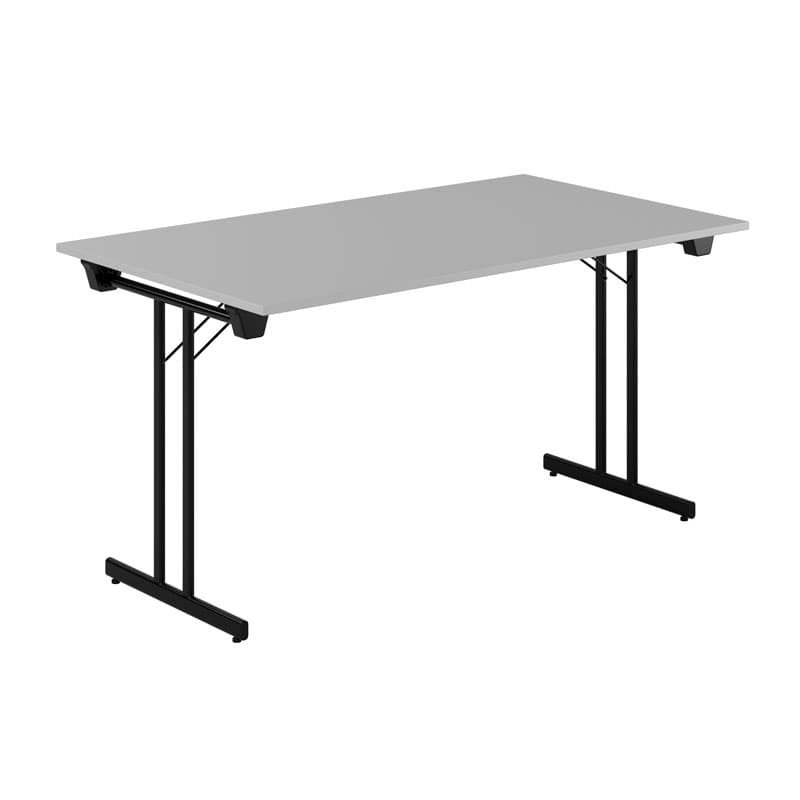 Dinner Style - 140x80cm - Sammenklappeligt bord - Grå-sort