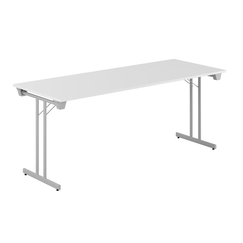 Dinner Style - 180x70cm - Sammenklappeligt bord - Hvid-grå