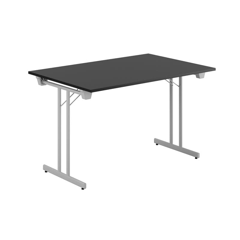 Dinner Style - 120x80cm - Sammenklappeligt bord - Sort-grå