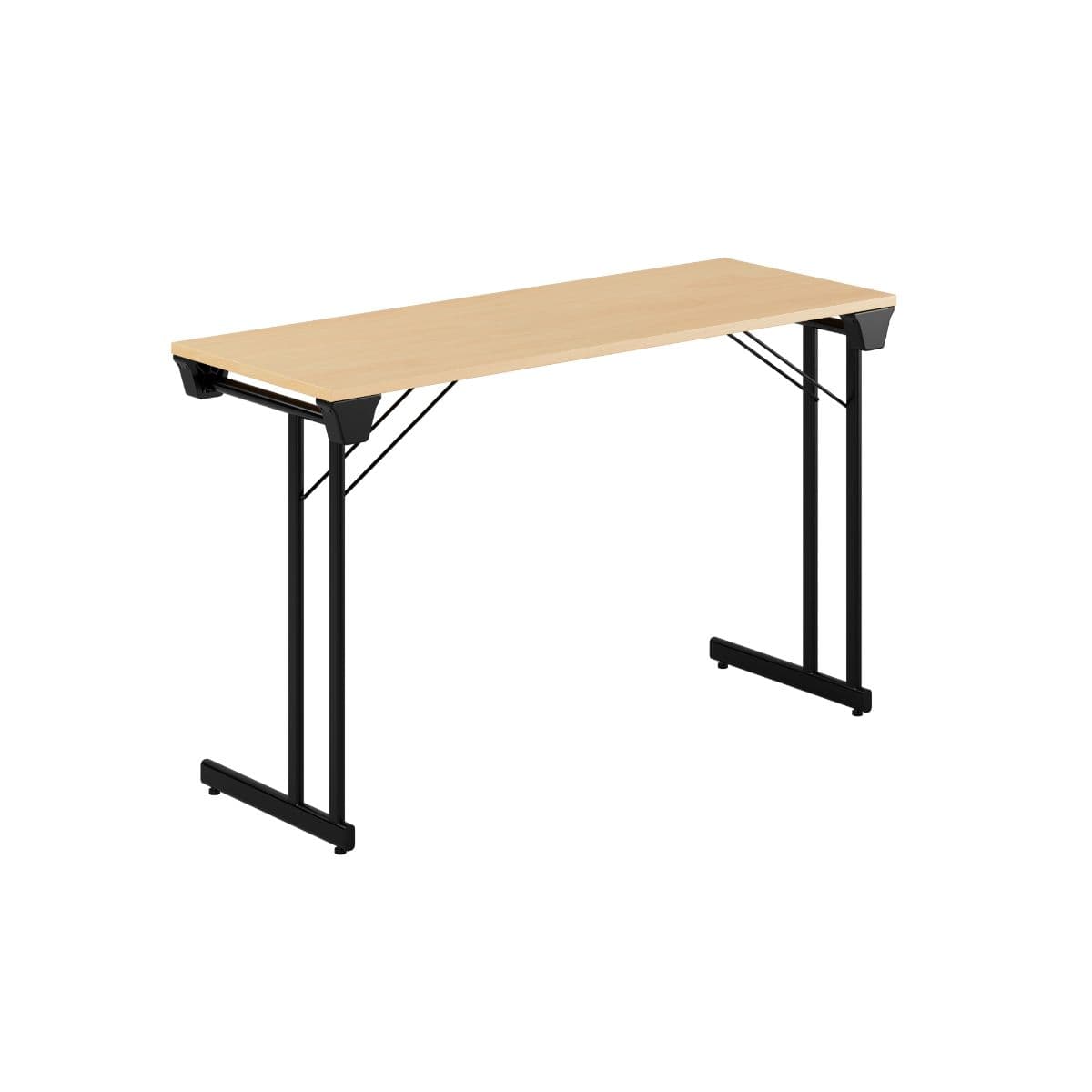 Kongress Style - 120x45cm - Sammenklappeligt bord - Bøg-sort