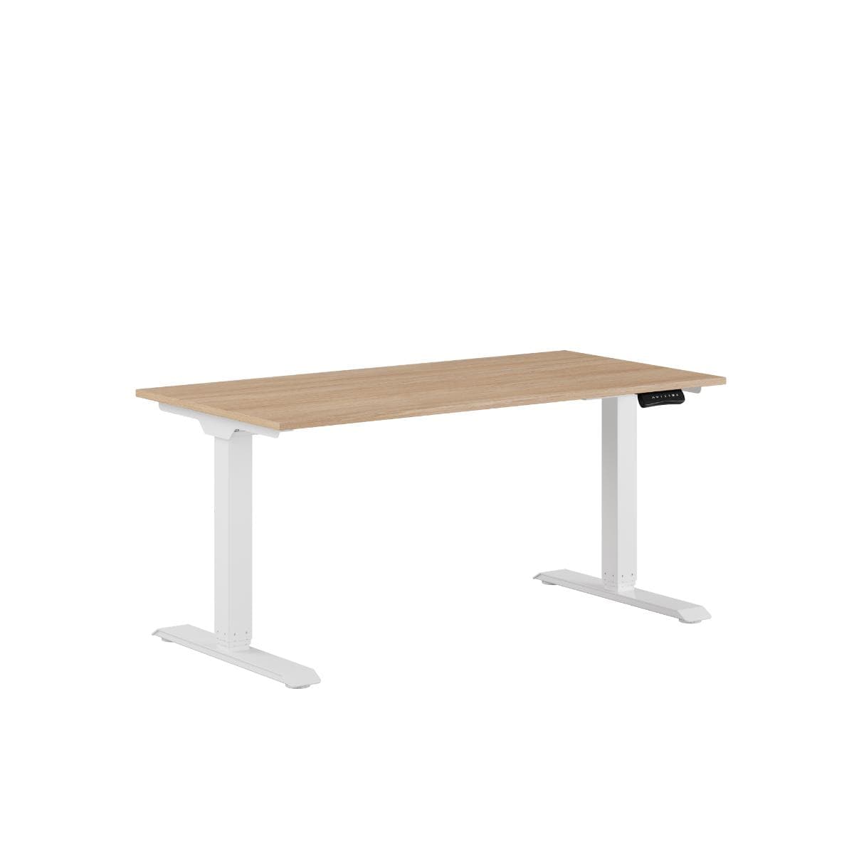 Premium Hæve/Sænkebord m/2 motorer 140x70cm - Urban-hvid