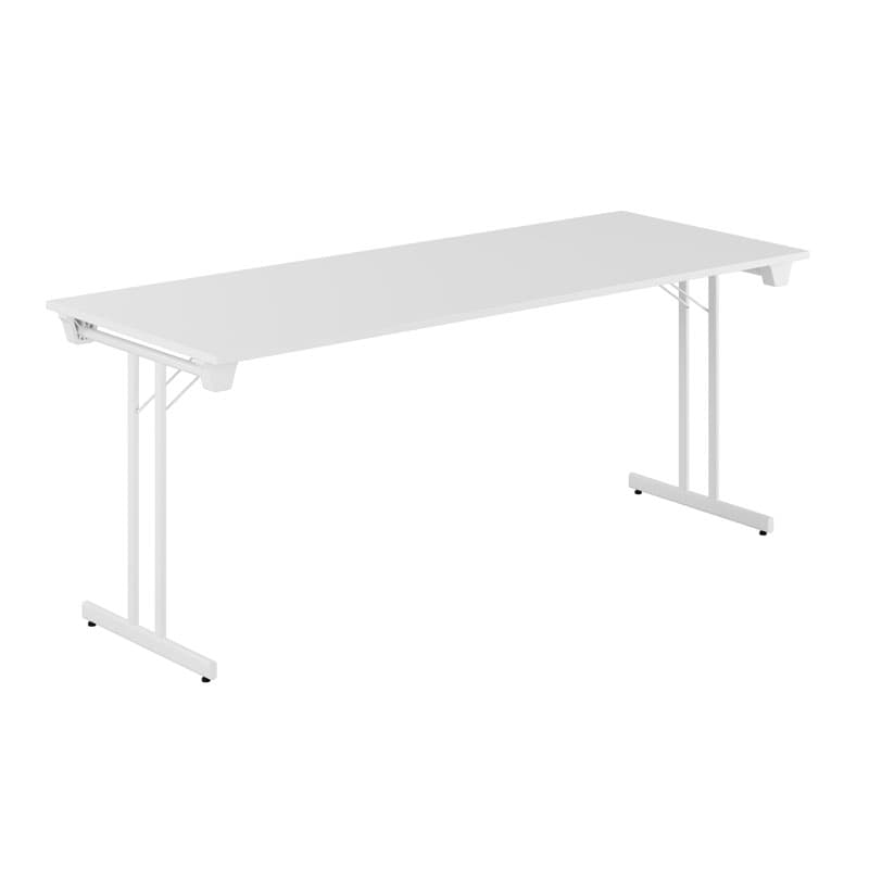 Dinner Style - 180x70cm - Sammenklappeligt bord - Hvid-hvid