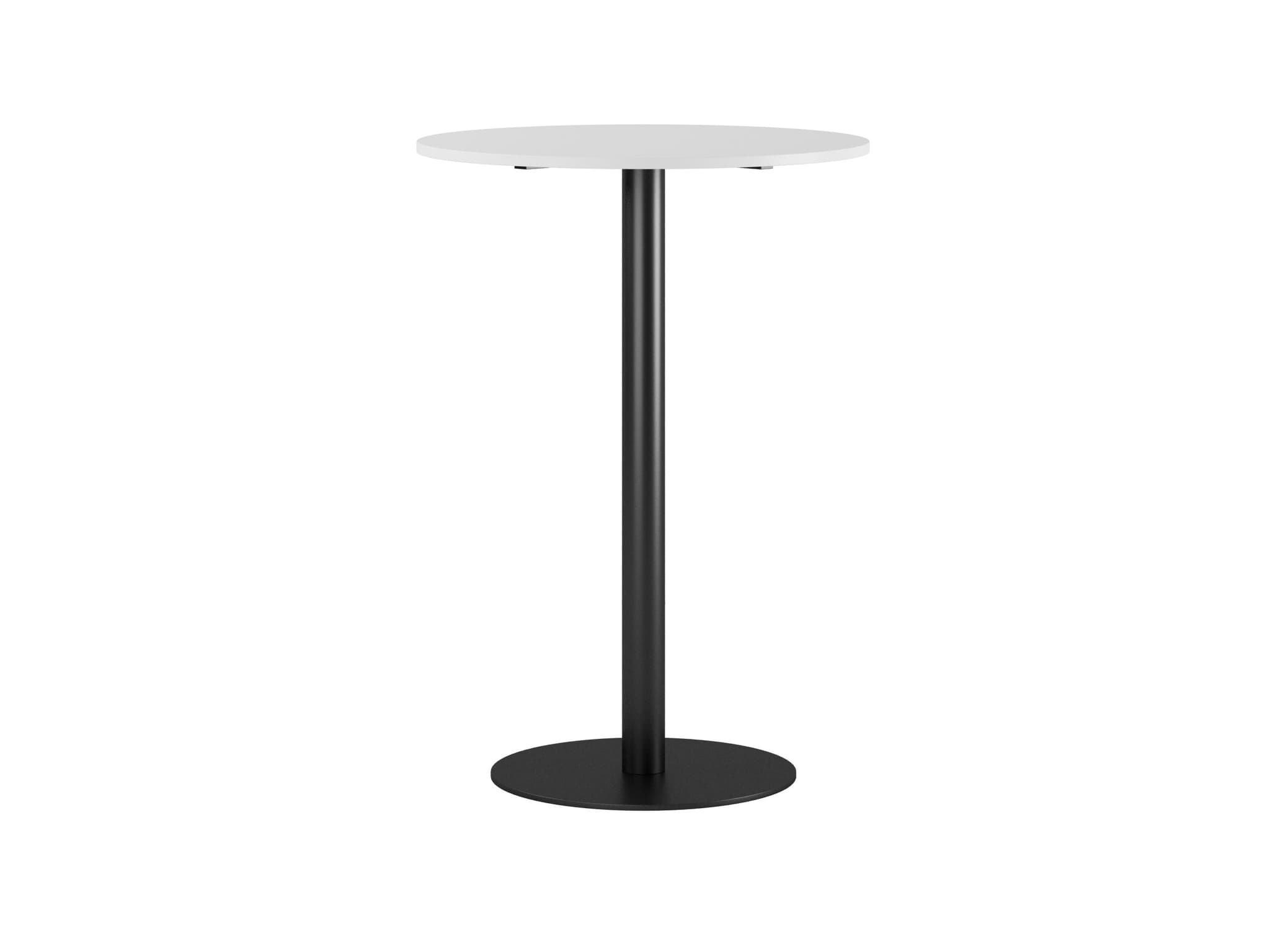 Studio Ståbord Ø80cm - Hvid-sort