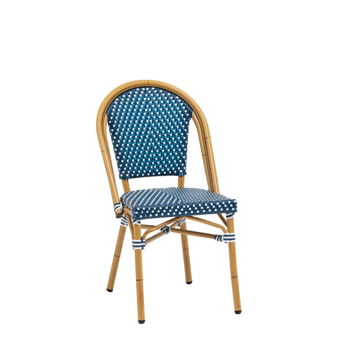 Vesterhavsblau - Caféstol - Wicker
