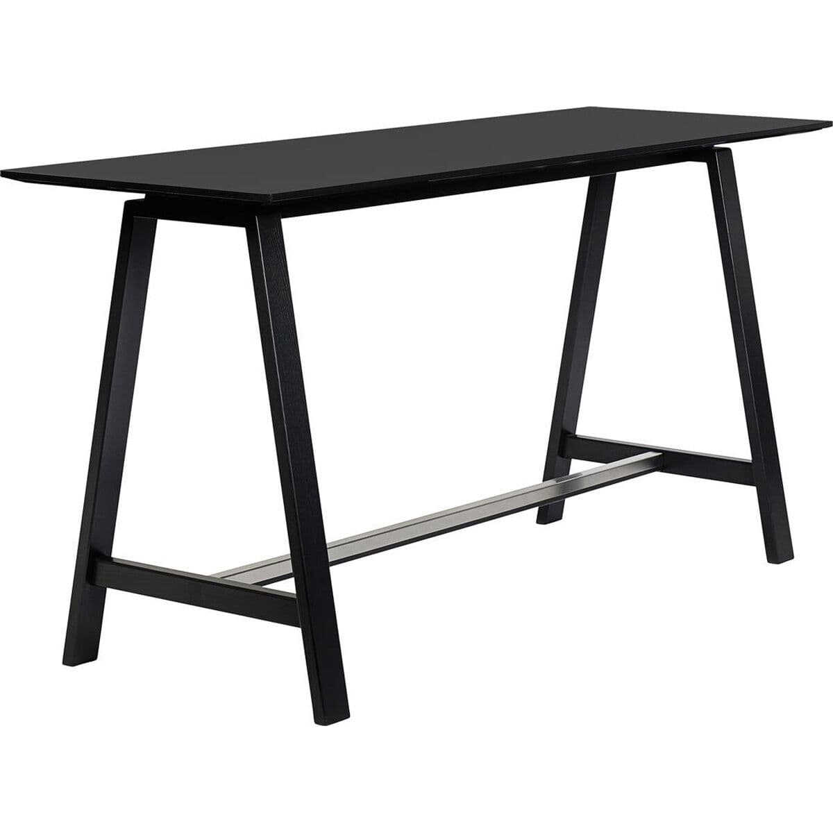 HT1 högbord 216x75 cm, svart bordsskiva