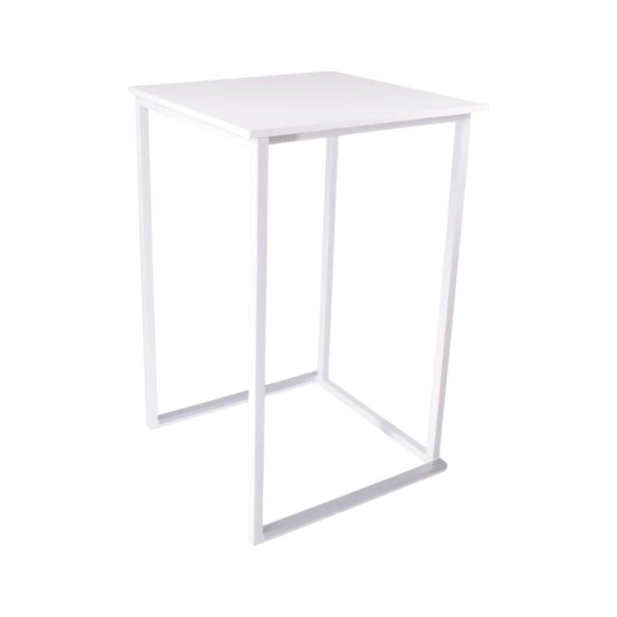 Square Ståbord 70x70cm - Hvid-hvid