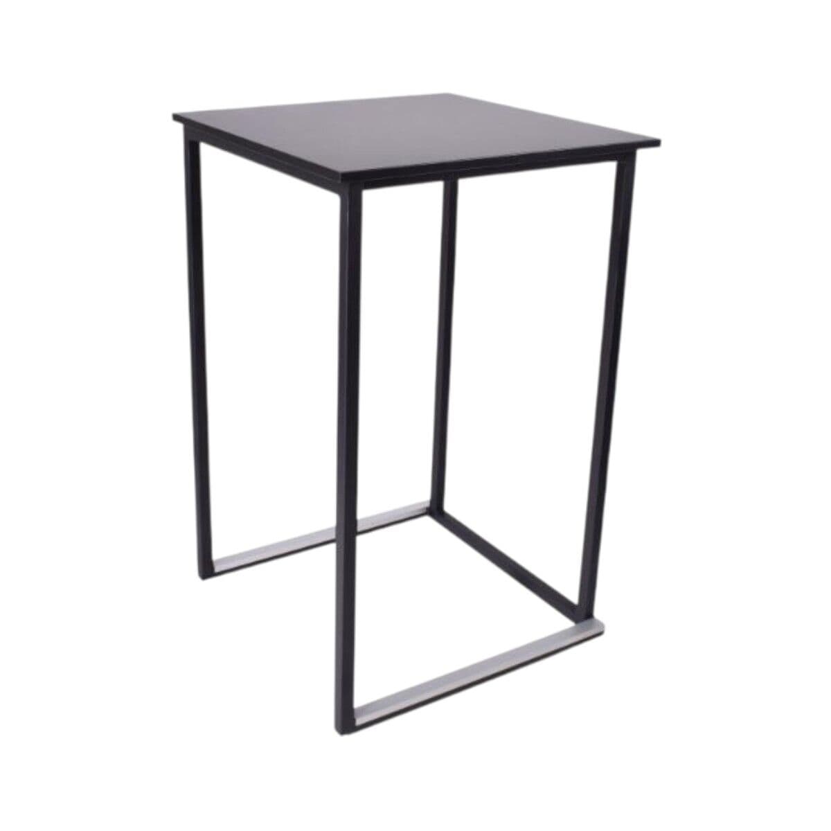 Square Ståbord 70x70cm - Sort -sort