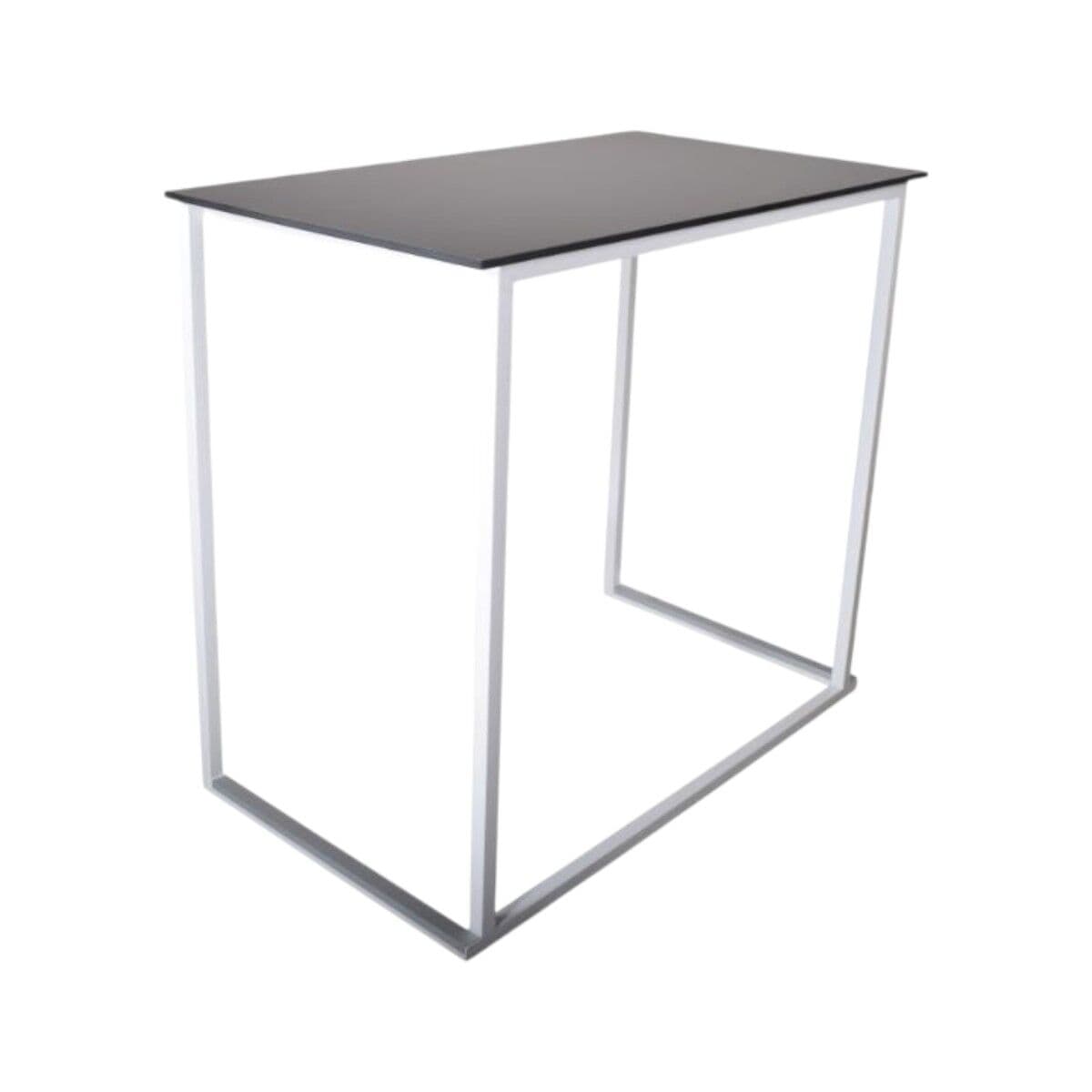 Square Ståbord 120x70cm - Hvid-sort