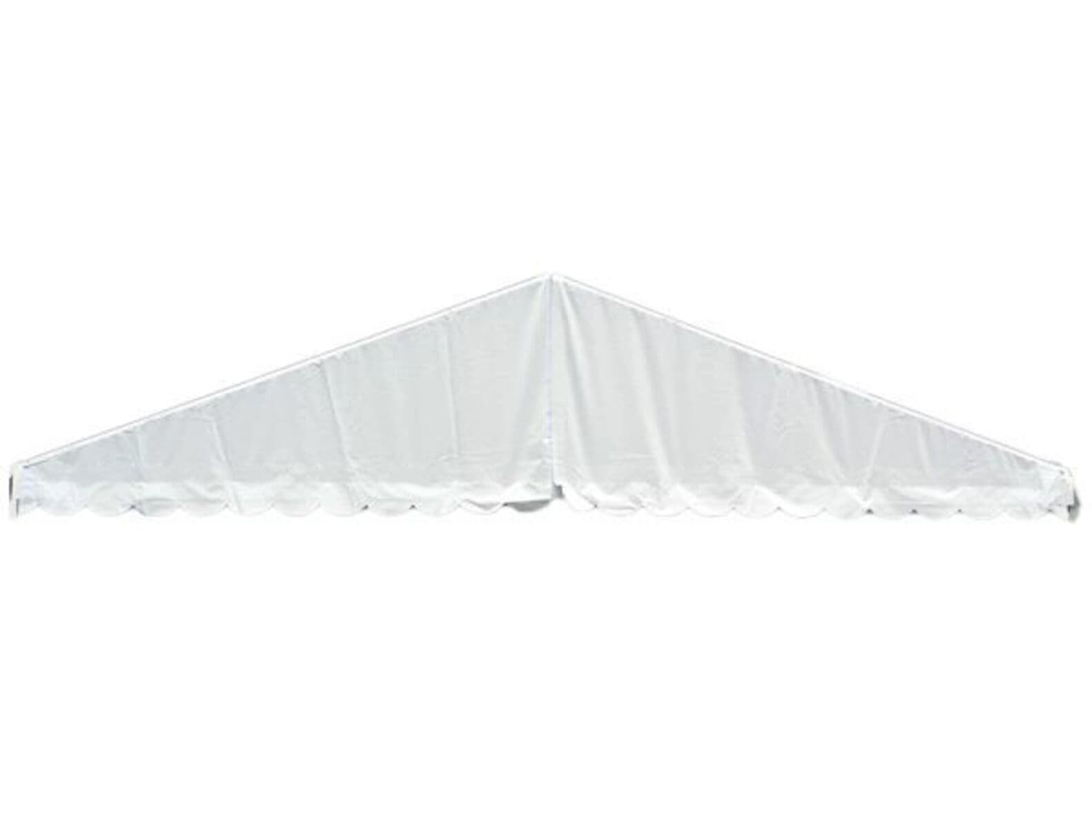 Gaveltrekant 6m vit PVC