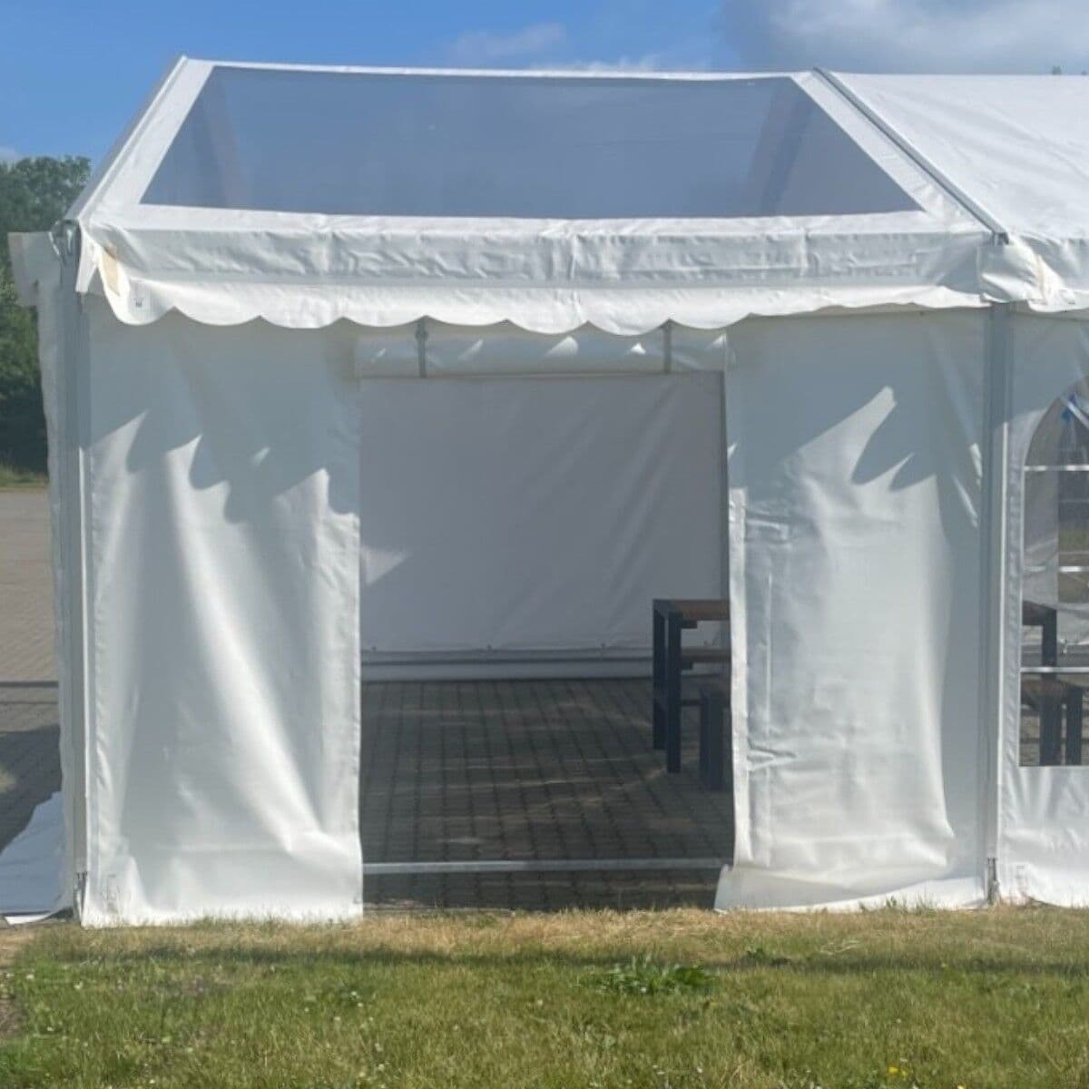 Sida 2,2m vit - kd/dörr GH, vit PVC