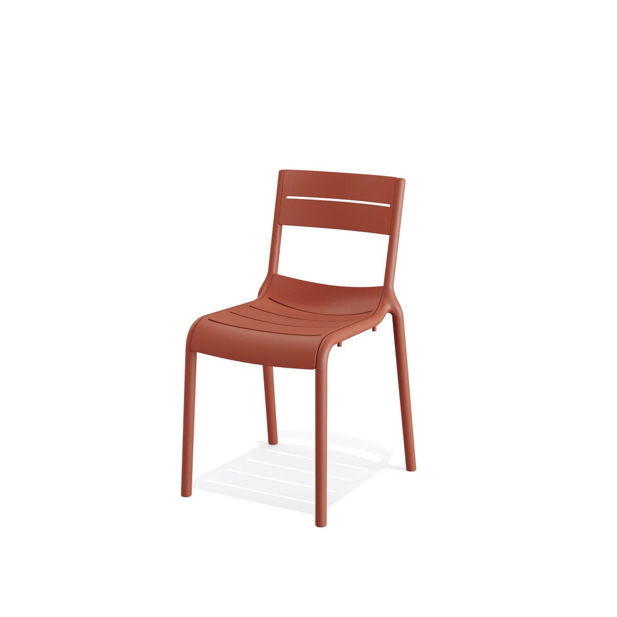 Calor Stapelbar stol polypropylen - Terrakotta