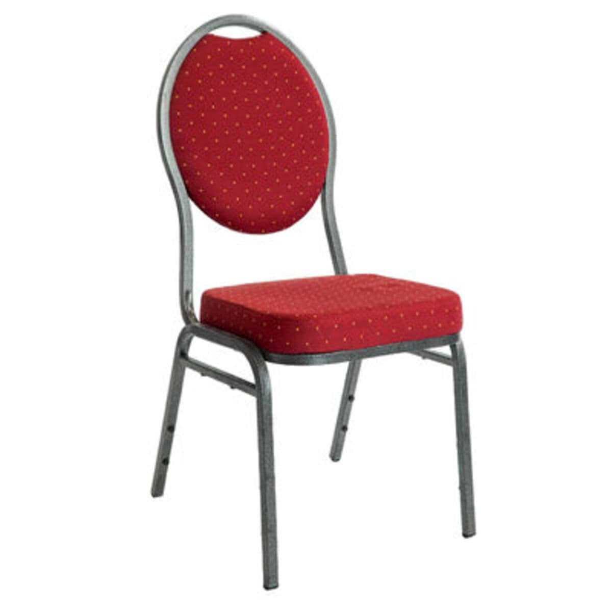 Banquet Steel stol - Röd
