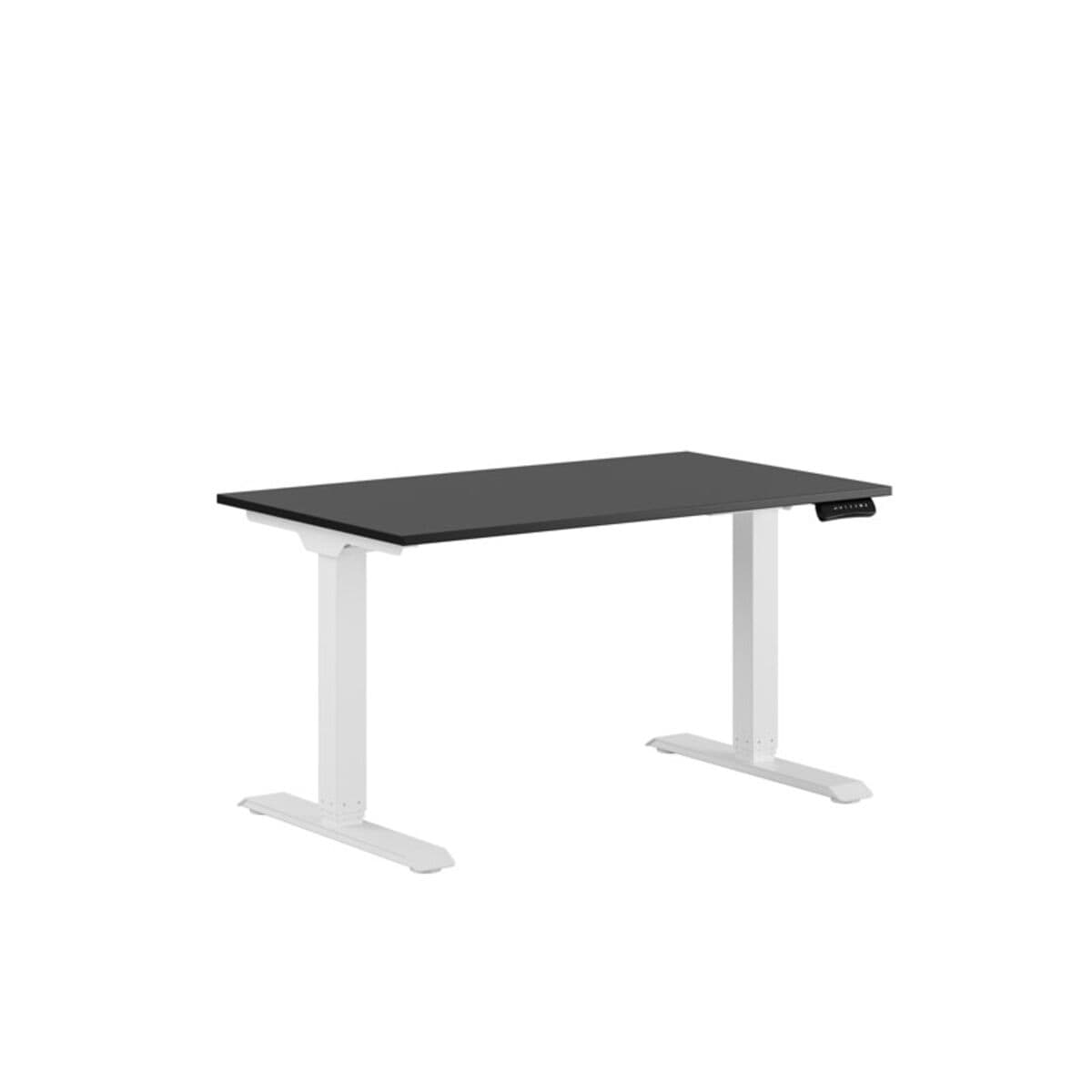 Premium Höj- och sänkbart bord m/2 motorer 120x70cm - Sort-hvid