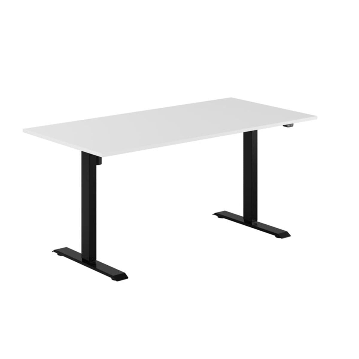EASY Höj-/Sänkbord m/1 motor 160x80cm - Hvid-sort
