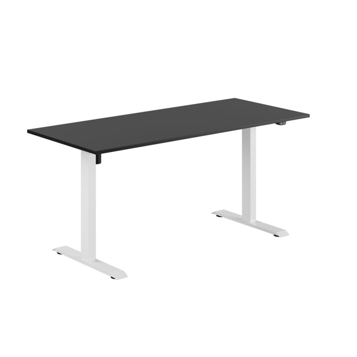 EASY Höj- och sänkbart bord m/1 motor 160x70cm - Sort-hvid