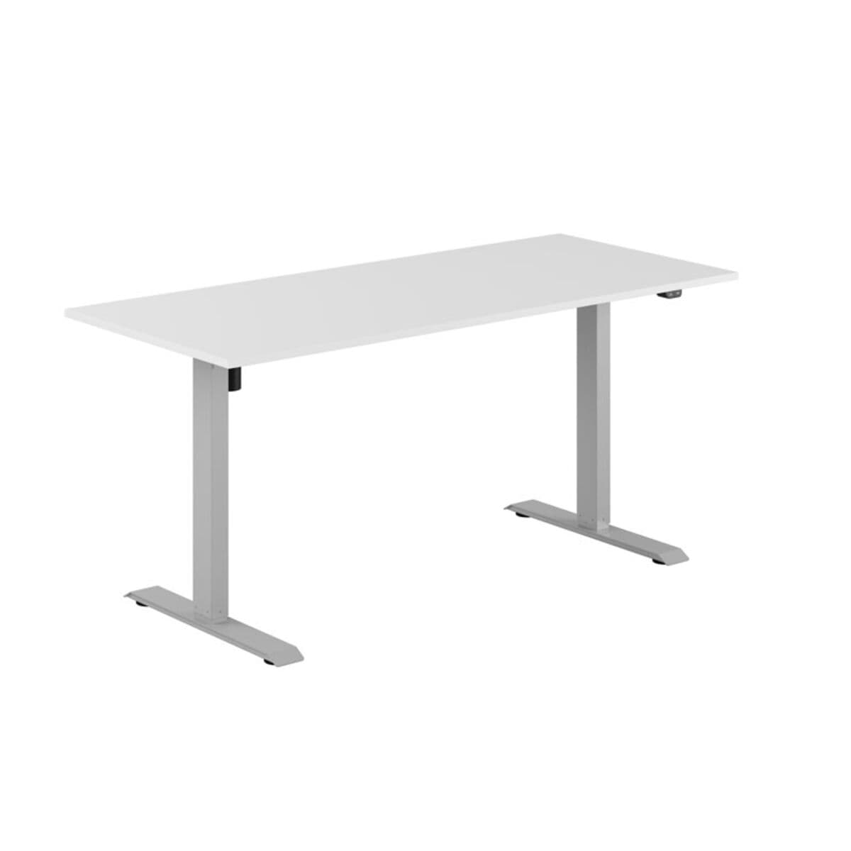 EASY Höj- och sänkbart bord m/1 motor 160x70cm - Hvid-grå