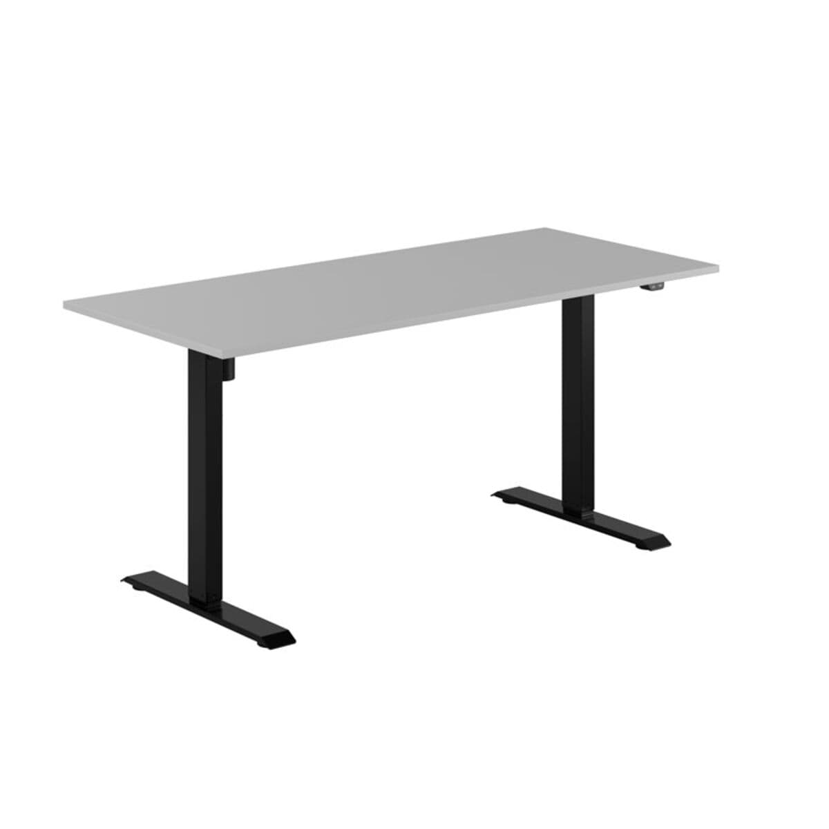 EASY Höj- och sänkbart bord m/1 motor 160x70cm - Grå-sort