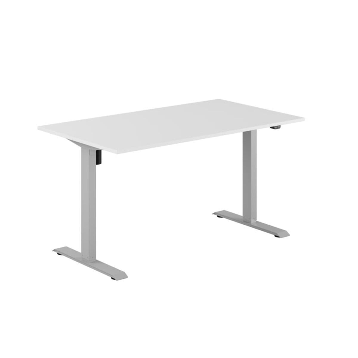 EASY Höj- och sänkbord m/1 motor 140x80cm - Hvid-grå