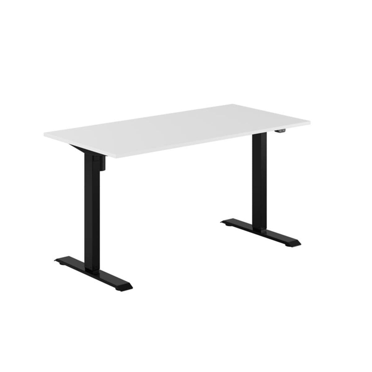 EASY Höj-/Sänkbart bord m/1 motor 140x70cm - Hvid-sort