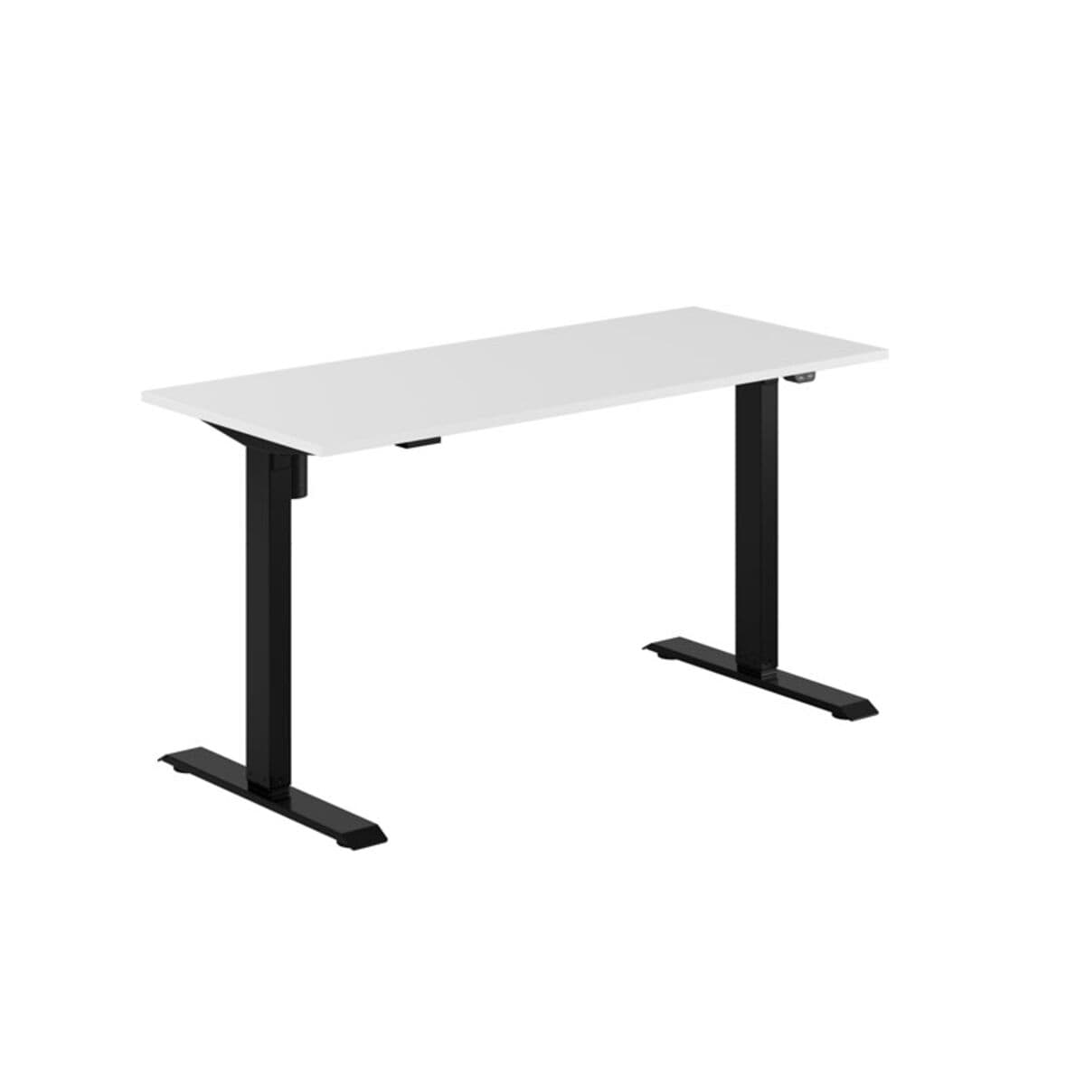 EASY Höj-/Sänkbord m/1 motor 140x60cm - Hvid-sort