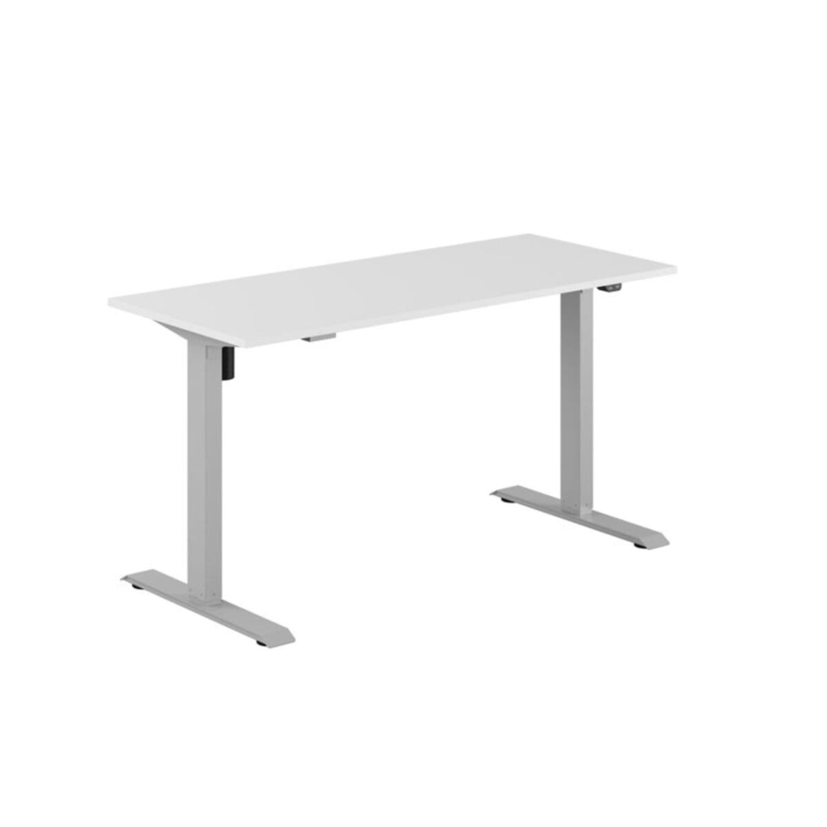 EASY Höj-/Sänkbord m/1 motor 140x60cm - Hvid-grå