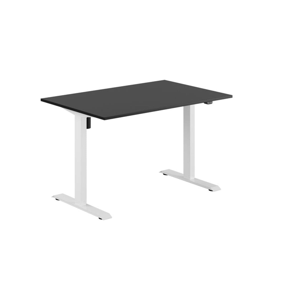 EASY Höj- och sänkbart bord m/1 motor 120x80cm - Sort-hvid