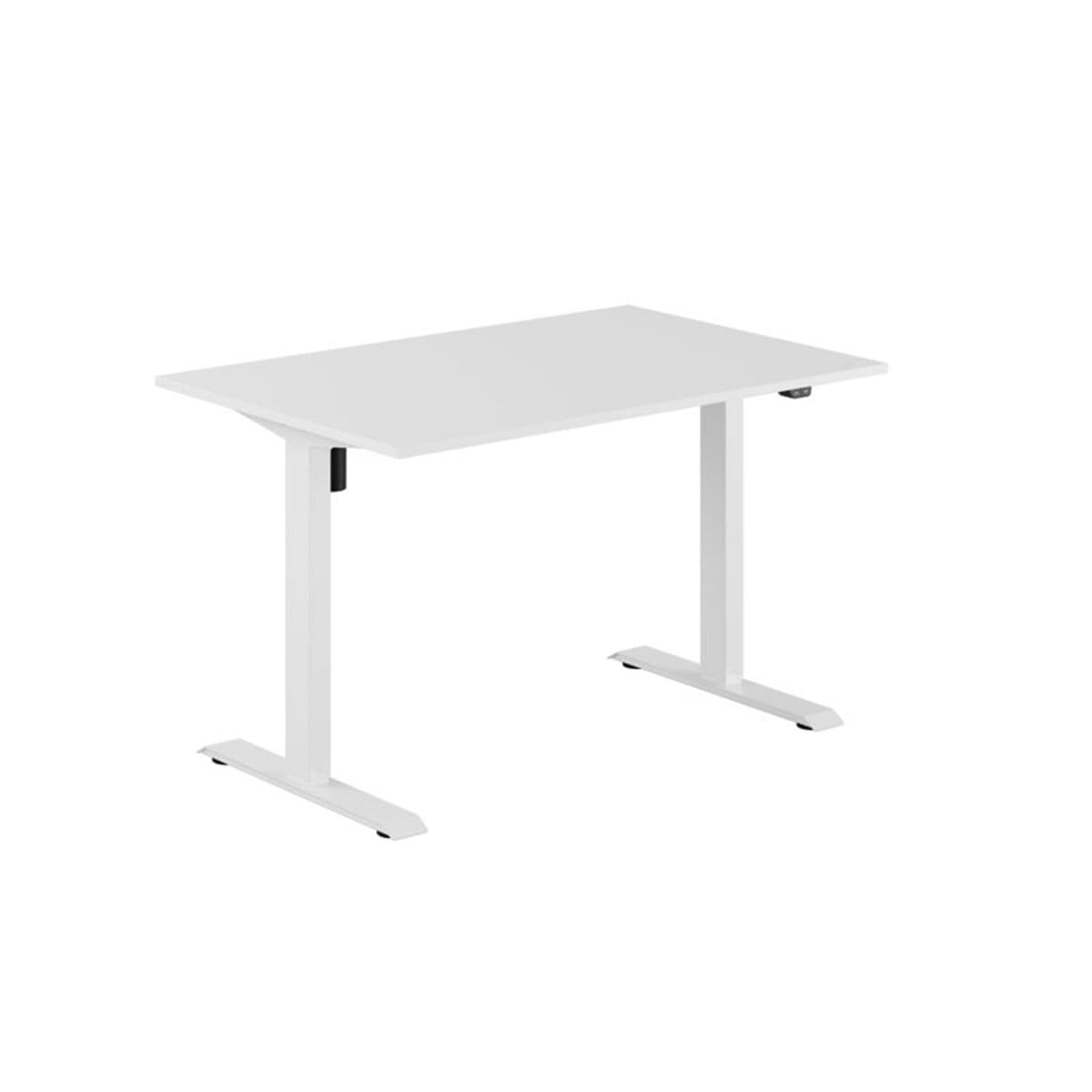 EASY Höj- och sänkbart bord m/1 motor 120x80cm - Hvid-hvid
