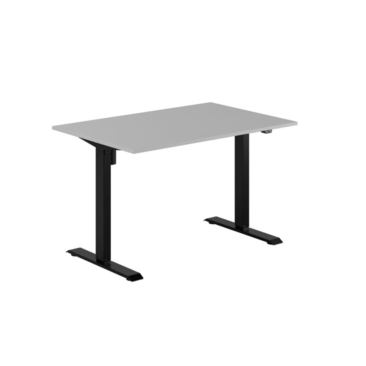 EASY Höj- och sänkbart bord m/1 motor 120x80cm - Grå-sort