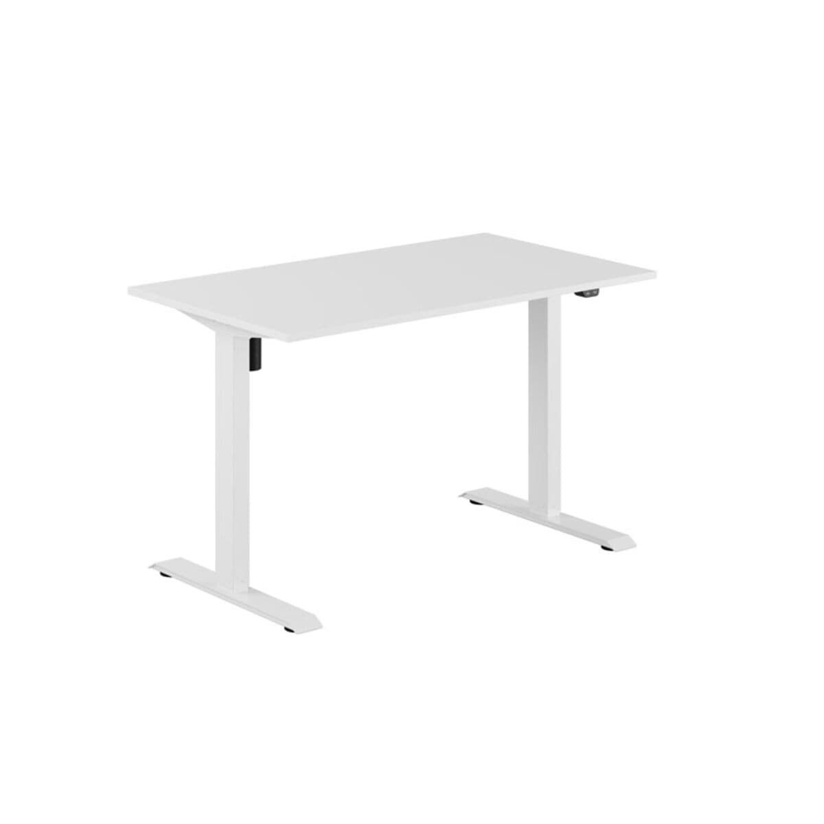 EASY Höj- och sänkbart bord m/1 motor 120x70cm - Hvid-hvid