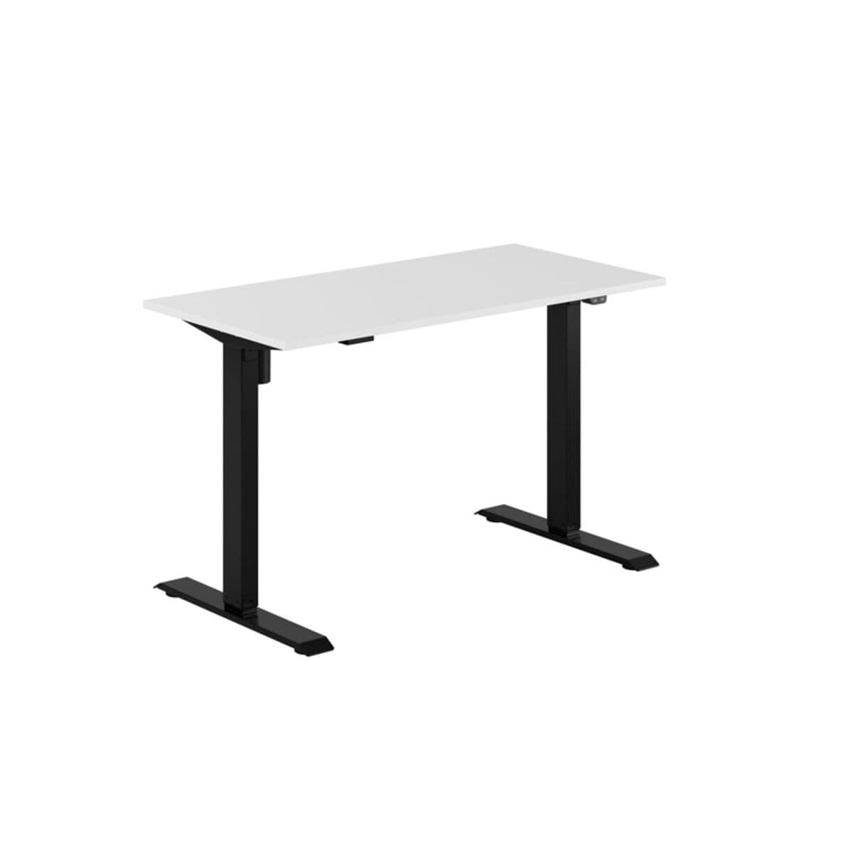 EASY Höj- och sänkbart bord m/1 motor 120x60cm - Hvid-sort