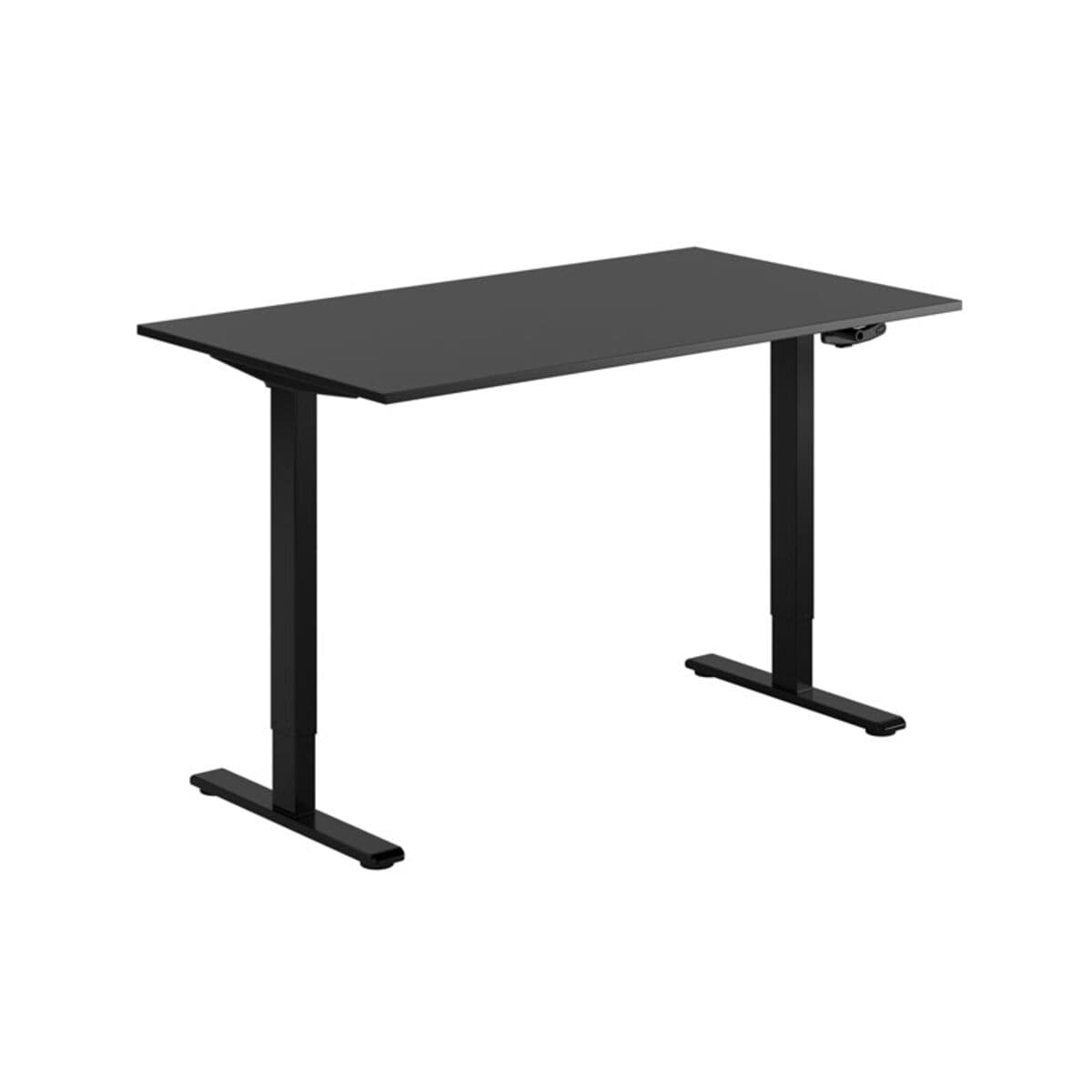 ECO Höj- och sänkbart bord manuellt 140x80cm - Sort -sort
