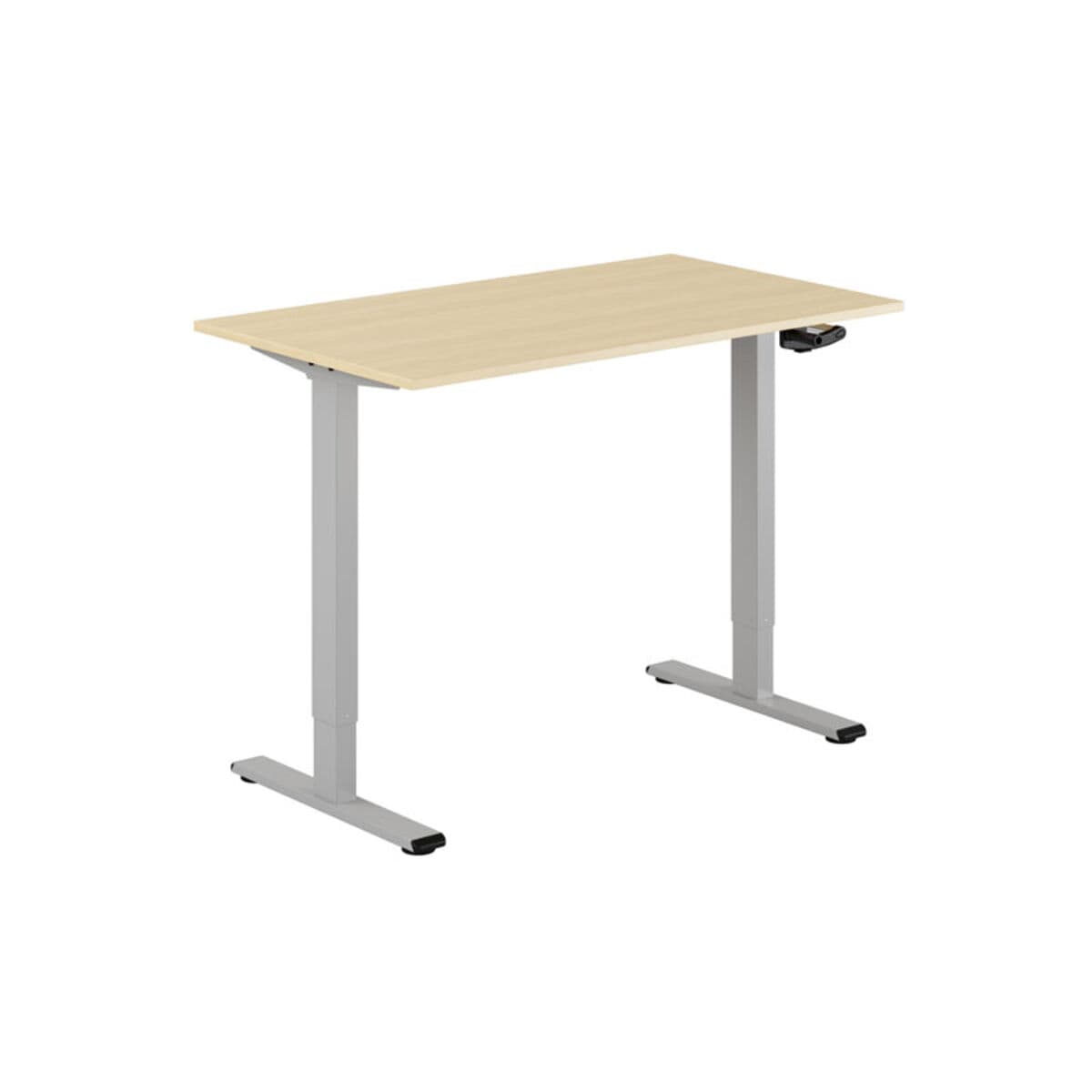 ECO Höj- och sänkbart bord manuellt 120x70cm - Urban-grå