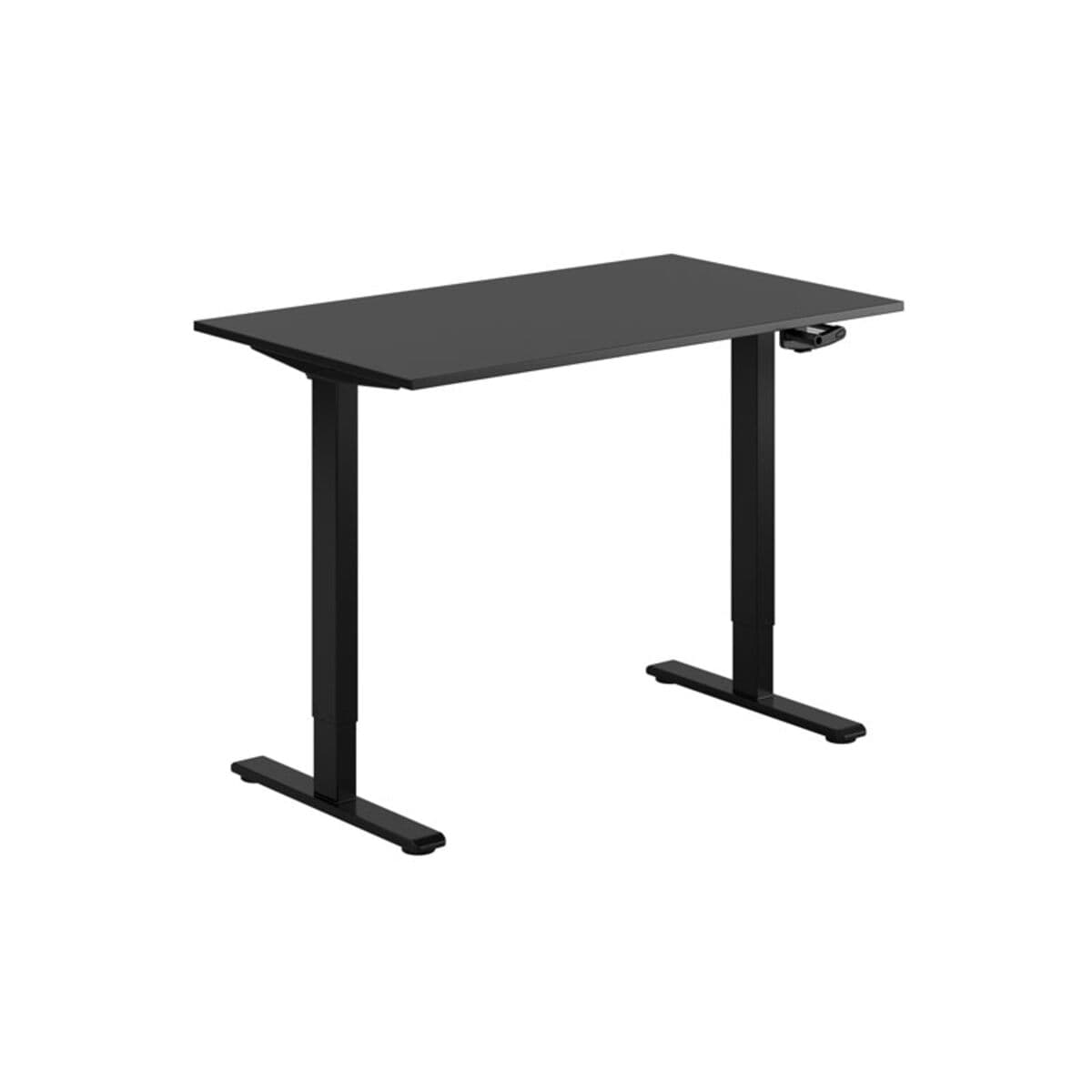 ECO Höj- och sänkbart bord manuellt 120x70cm - Svart -svart