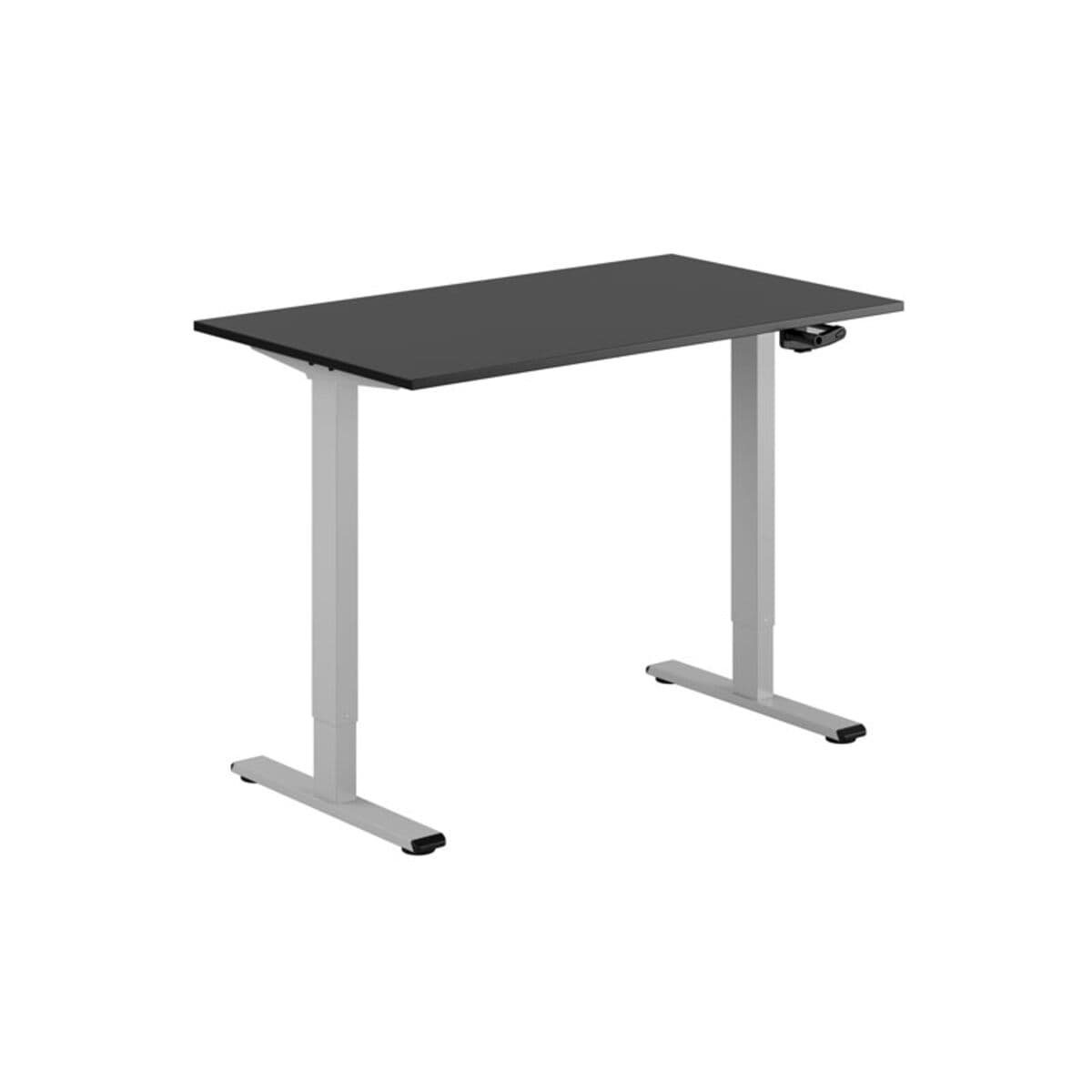 ECO Höj- och sänkbart bord manuellt 120x70cm - Sort-grå