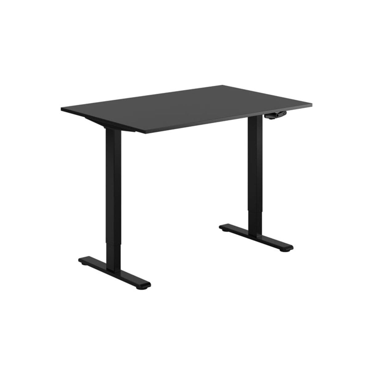 ECO Höj- och sänkbart bord manuellt 120x80cm - Sort -sort