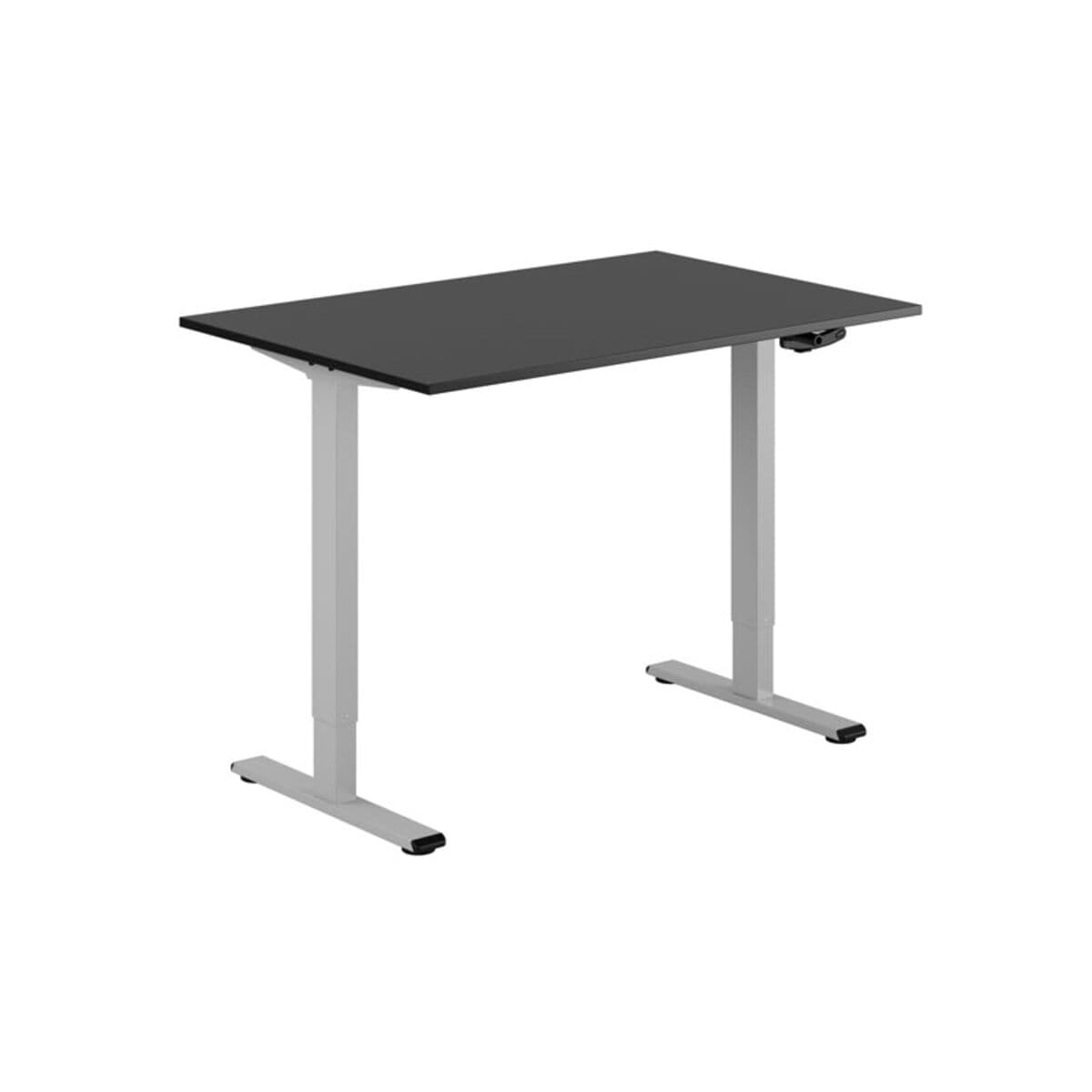 ECO Höj- och sänkbart bord manuellt 120x80cm - Sort-grå