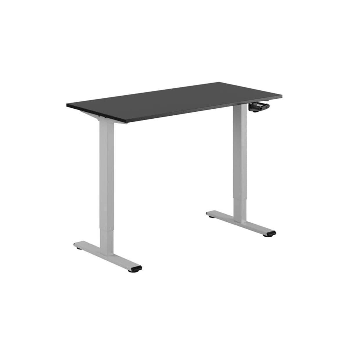ECO Höj- och sänkbart bord manuellt 120x60cm - Sort-grå