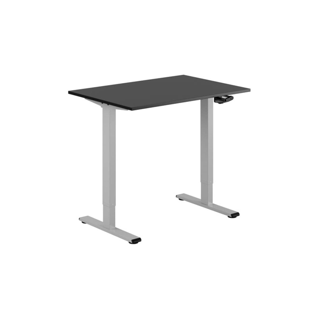 ECO Höj-/sänkbord manuellt 100x70cm - Sort-grå