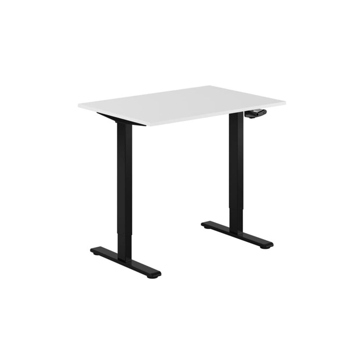 ECO Höj-/sänkbord manuellt 100x70cm - Hvid-sort