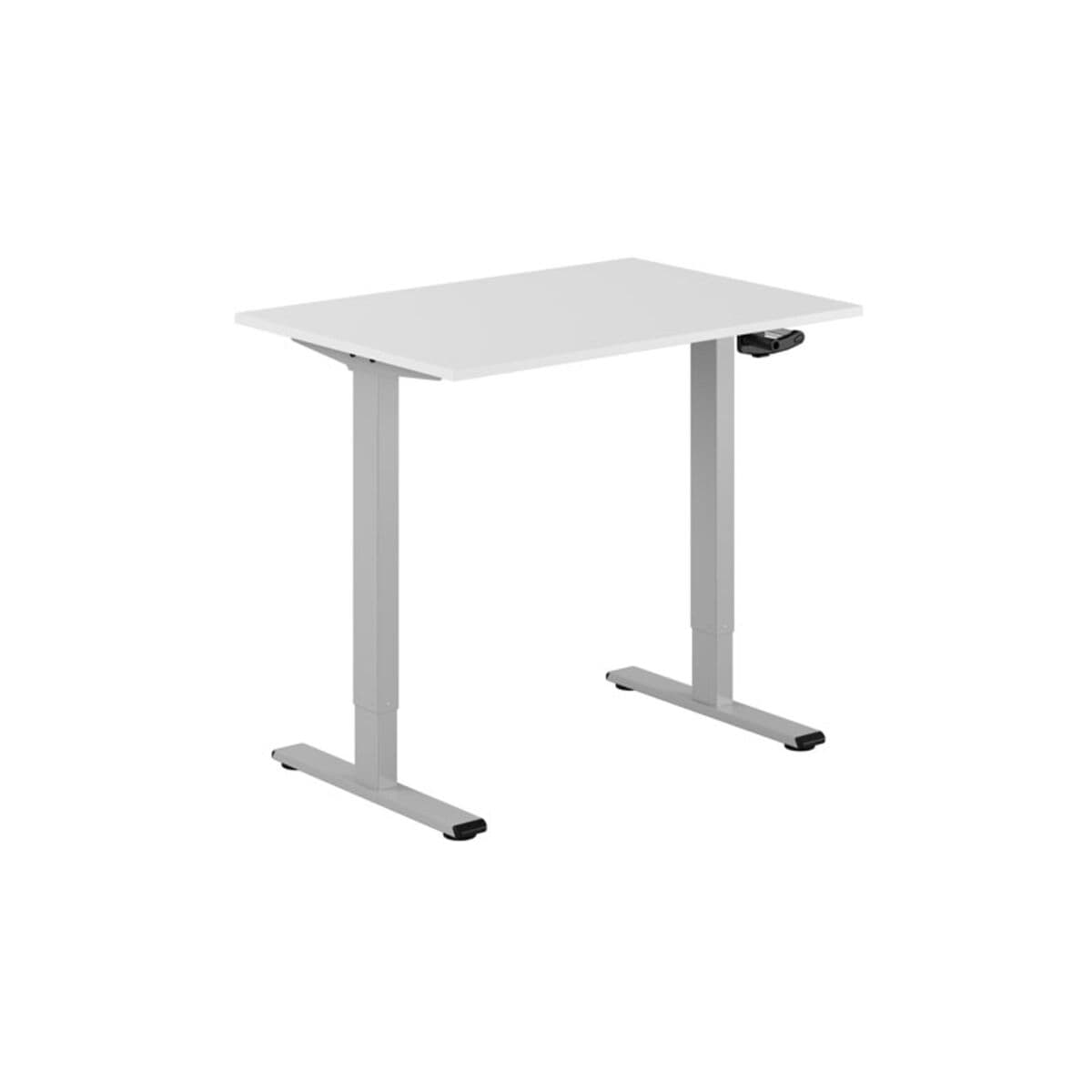 ECO Höj-/sänkbord manuellt 100x70cm - Hvid-grå