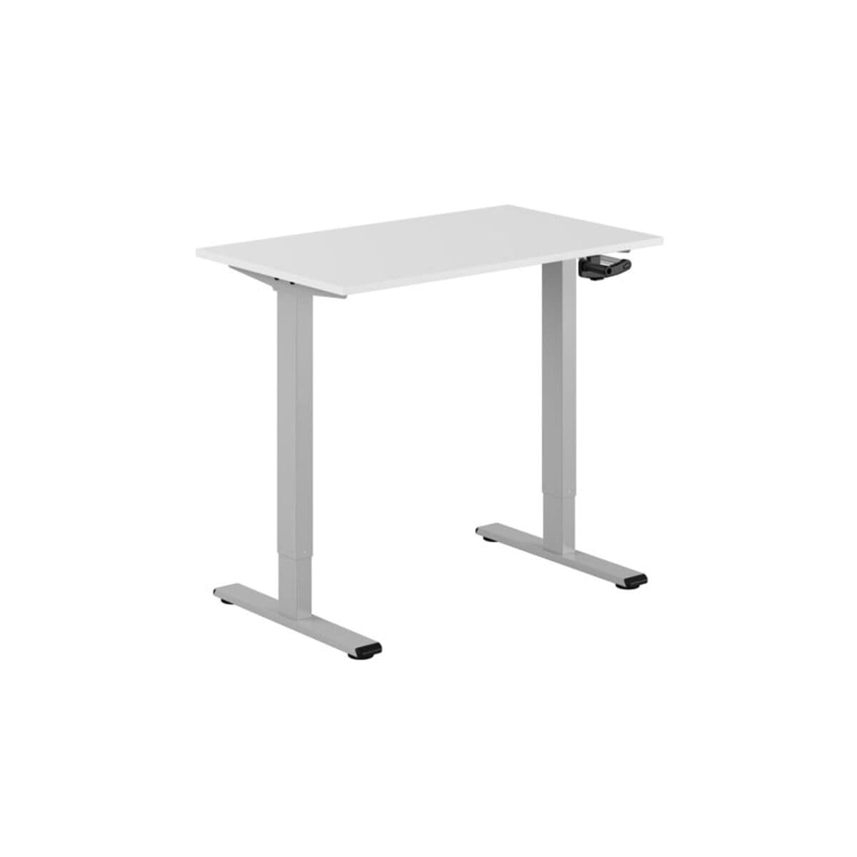 ECO Höj-/sänkbord manuellt 100x60cm - Hvid-grå