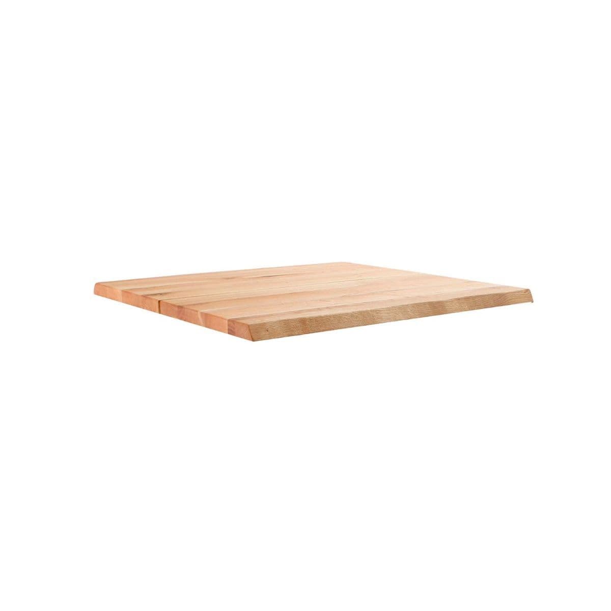 Bordsskiva Curve 80x80 cm - Natur-olja