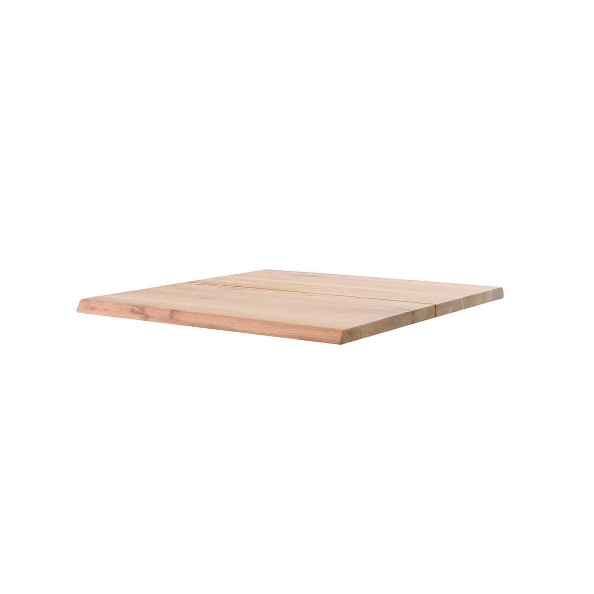 Bordsskiva Curve 80x80 cm - Vit-olja