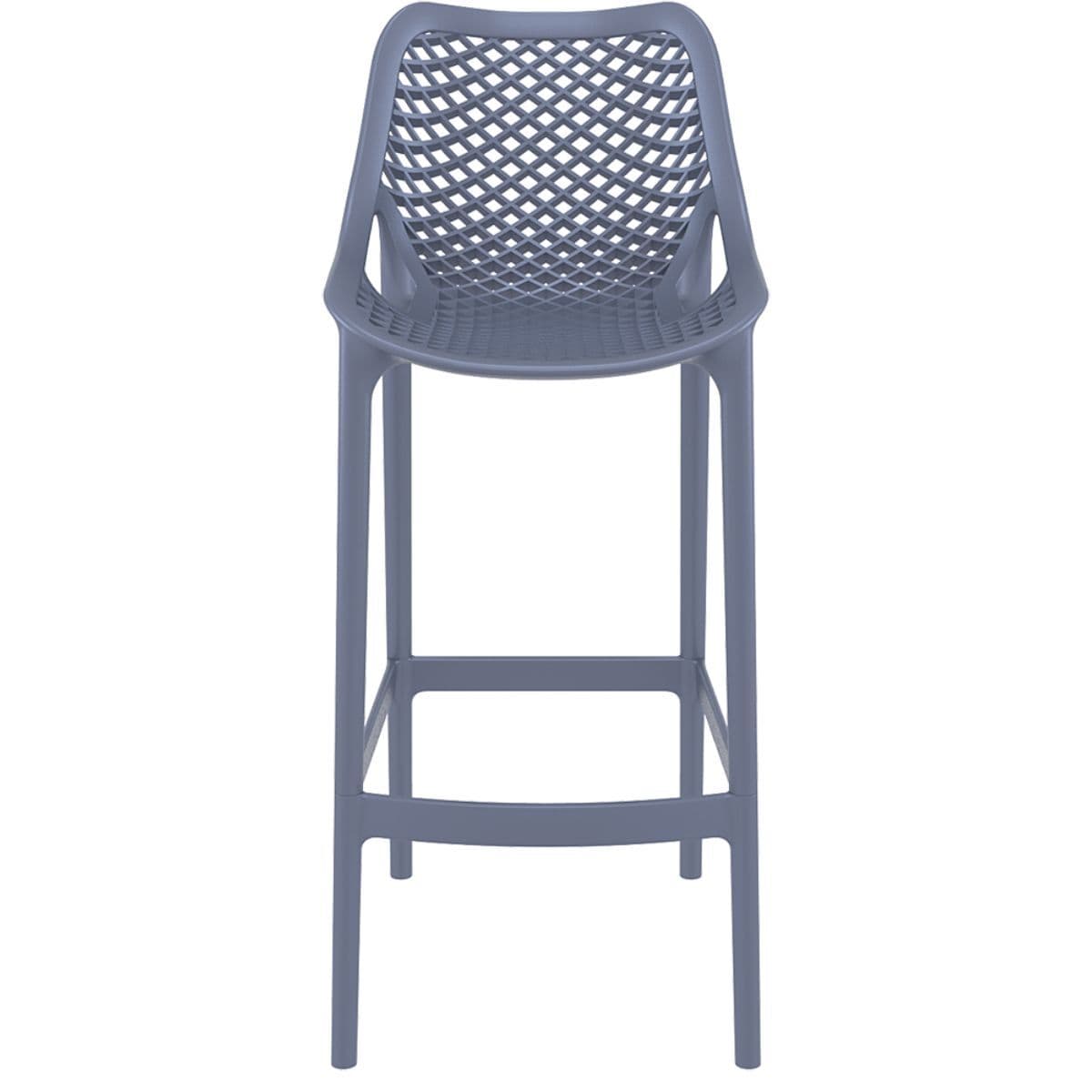 Air Barstol polypropen med sits höjd 75cm - Mørkegrå