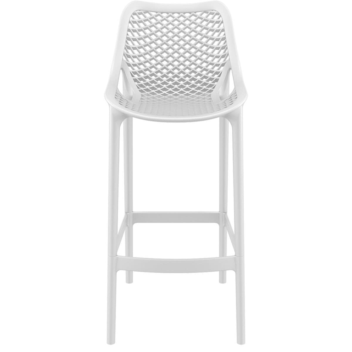 Air Barstol polypropen med sits höjd 75cm - Vit