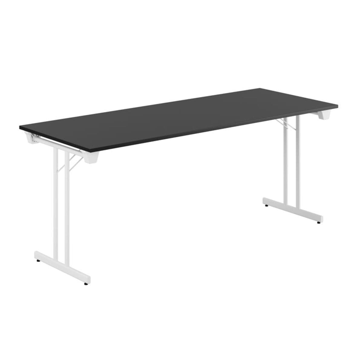 Dinner Style - 180x70cm - Hopfällbart bord - Sort-hvid