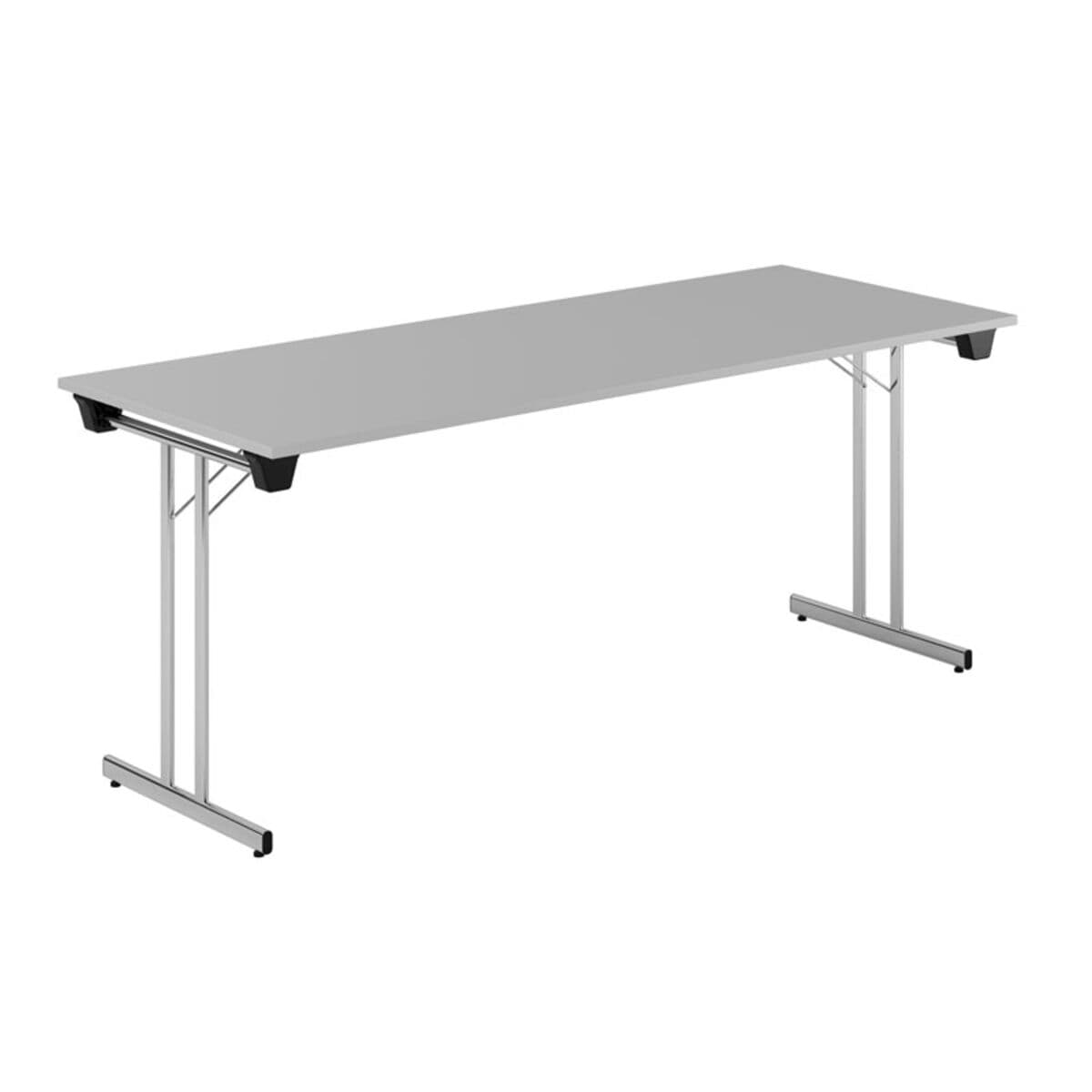 Dinner Style - 180x70cm - Hopfällbart bord - Grå-krom
