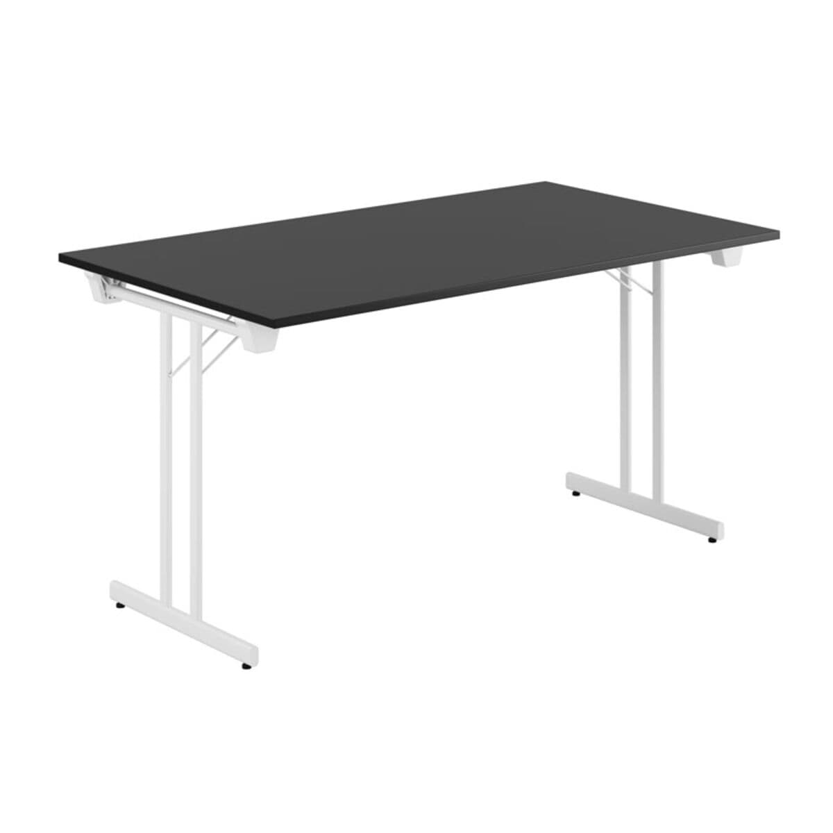 Dinner Style - 140x80cm - Hopfällbart bord - Sort-hvid