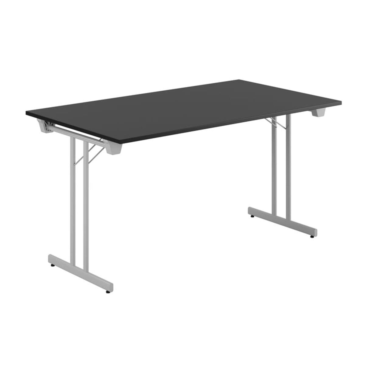 Dinner Style - 140x80cm - Hopfällbart bord - Sort-grå